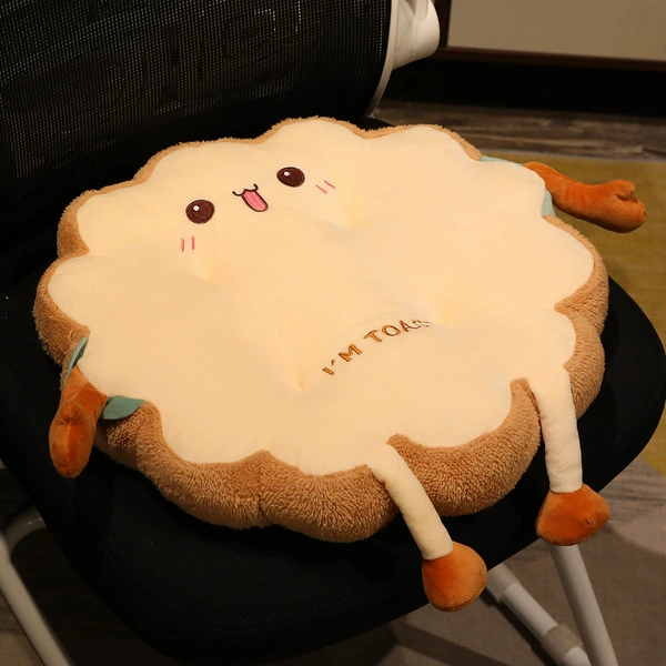 Ddw-round dumb toast cushion