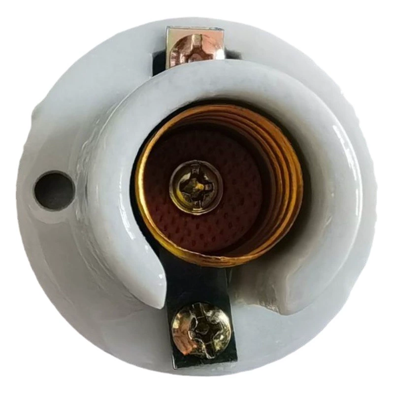 Фабрика прямого отверстия E14 керамическая лампа головка лампа паттерна термостойкая керамическая лампа головка паттерна оптом