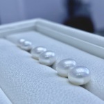 诸暨山下湖天然淡水珍珠馒头素钉无暇强光白亮皮滑s925银经典简约