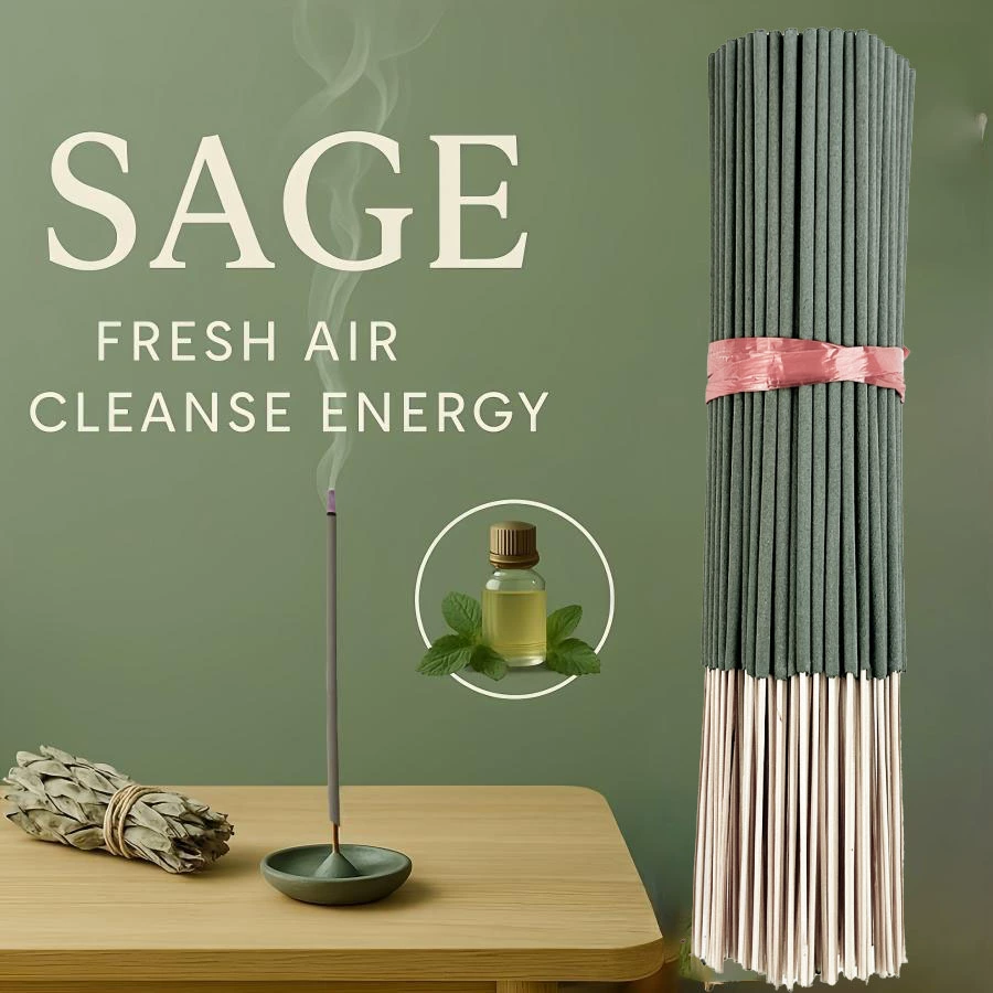 22см белая sage бамбуковая палочка ароматы палочка cross-border популярно temu Xiyin incense одна штука дропшиппинг ярлык отправка