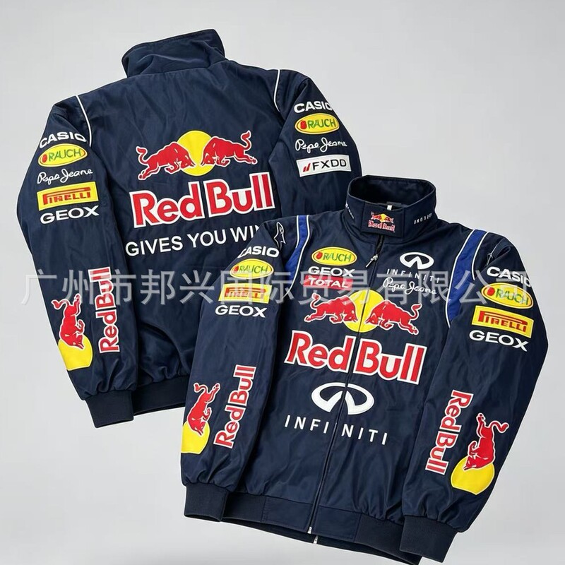 F1 Embroidered Racing Suit "Niuniu" Style European and American Cross-Border Foreign Trade Sexy Hot Girl Embroidered Jacket Custom-Made F1 Embroidered Racing Suit "Niuniu" Style European and American Cross-Border Foreign Trade Sexy Hot Girl Embroidered Jacket Custom-Made