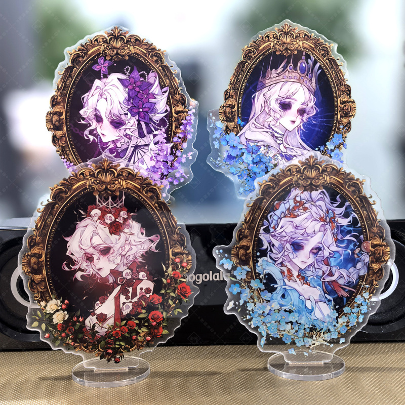 The Fifth Personality Surrounding Red Butterfly Sculptor Fisherwoman Red Lady Beautiful Desktop Ornaments Acrylic Brand Gift