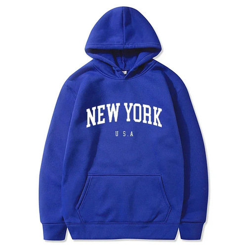 Men's and Women's Hooded Fashion Letter Print Pattern Sweatshirt Loose Casual Hooded Sweatshirt Sportswear