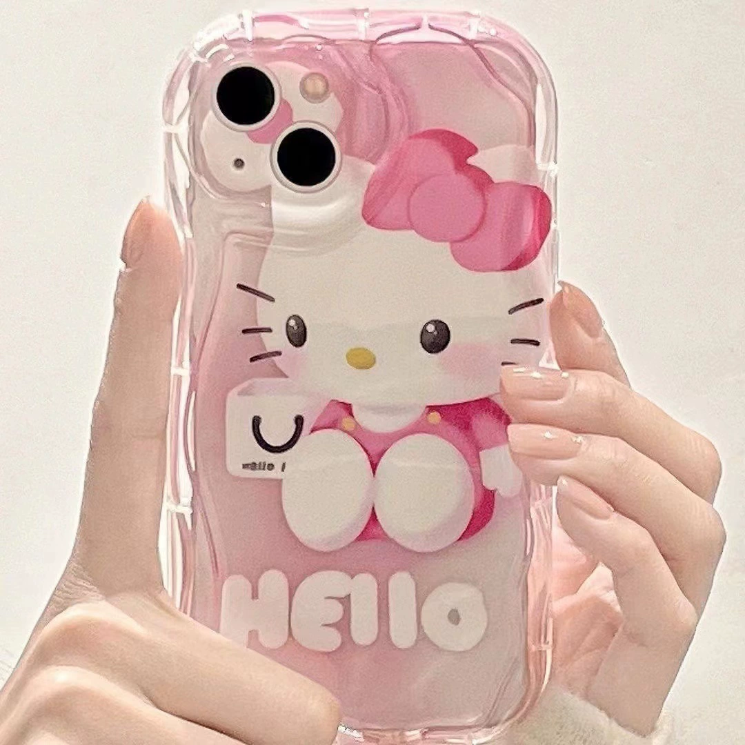 Hello Kitty, совместимый милый чехол для телефона, iPhone 14 Pro, 12