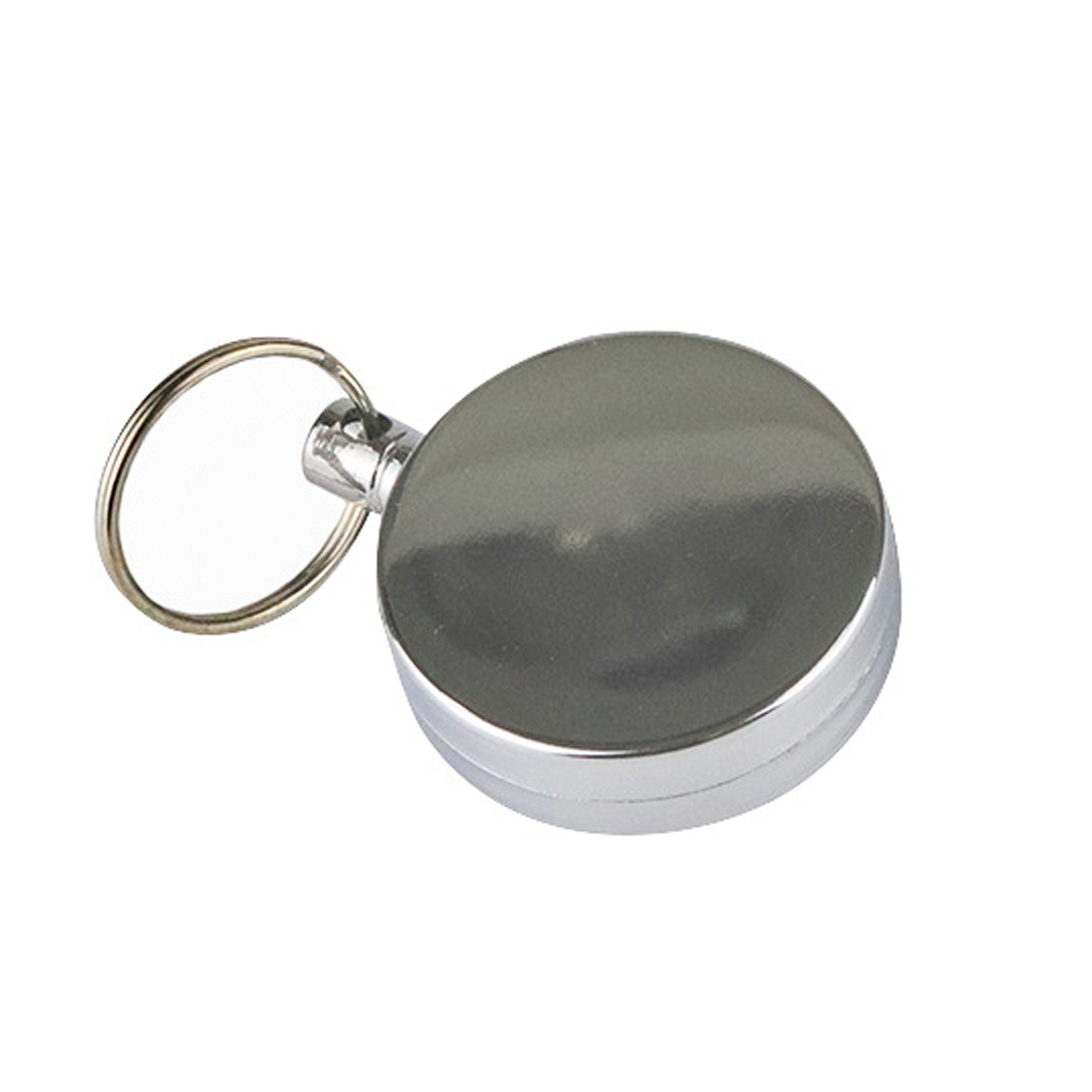 4cm de alambre de acero de metal de nylon fácil de tirar llavero fácil de tirar antirrobo anti-perdido llavero retráctil