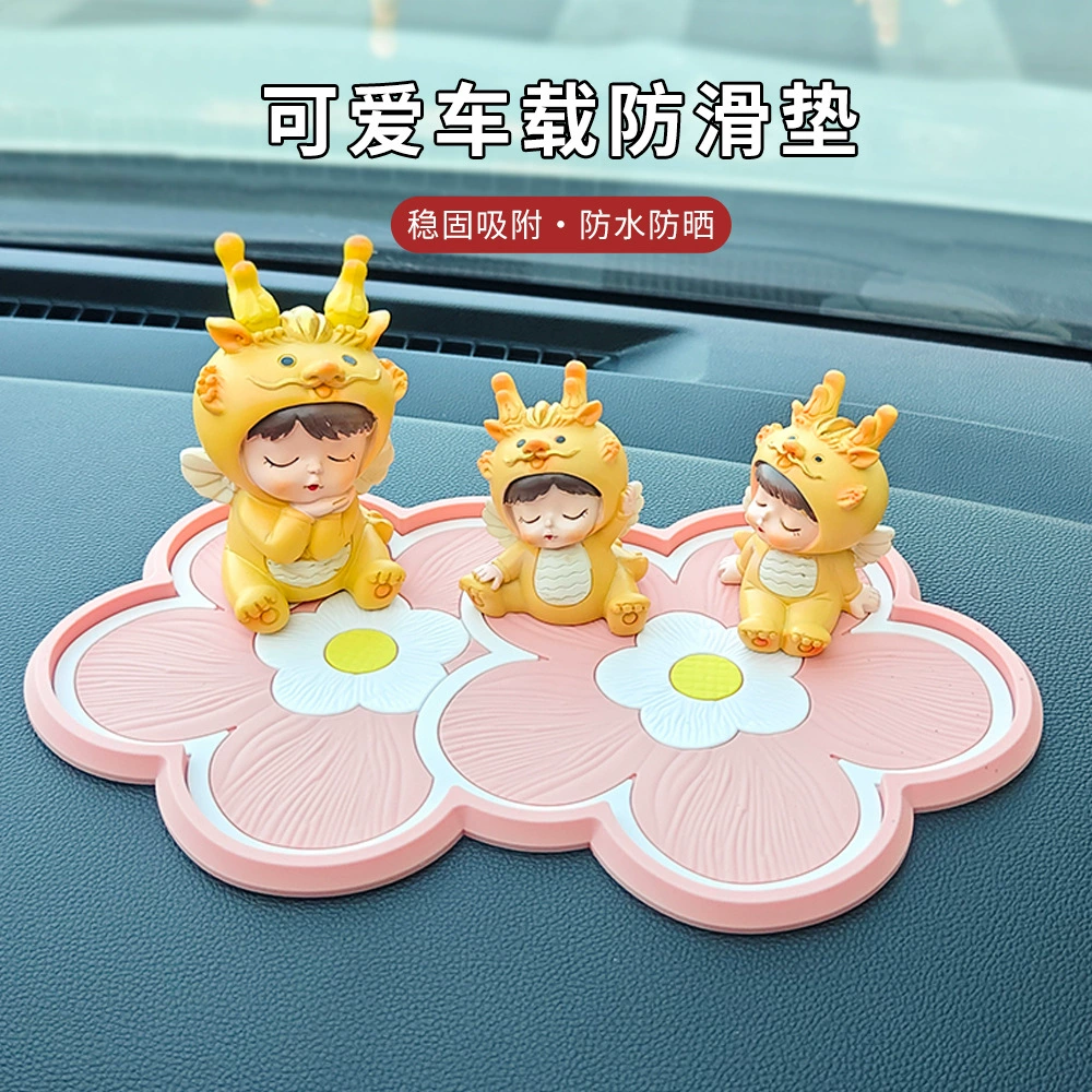 Новый цветок серии автомобильный противоскользящие коврики приборной панели автомобиля украшения креативные декоративные коврики автомобиля оптом