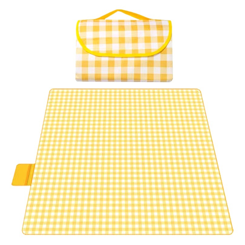 Alfombra de picnic estera a prueba de humedad al aire libre estera de picnic impermeable engrosada tela de Oxford PE no tejido paño de picnic portátil