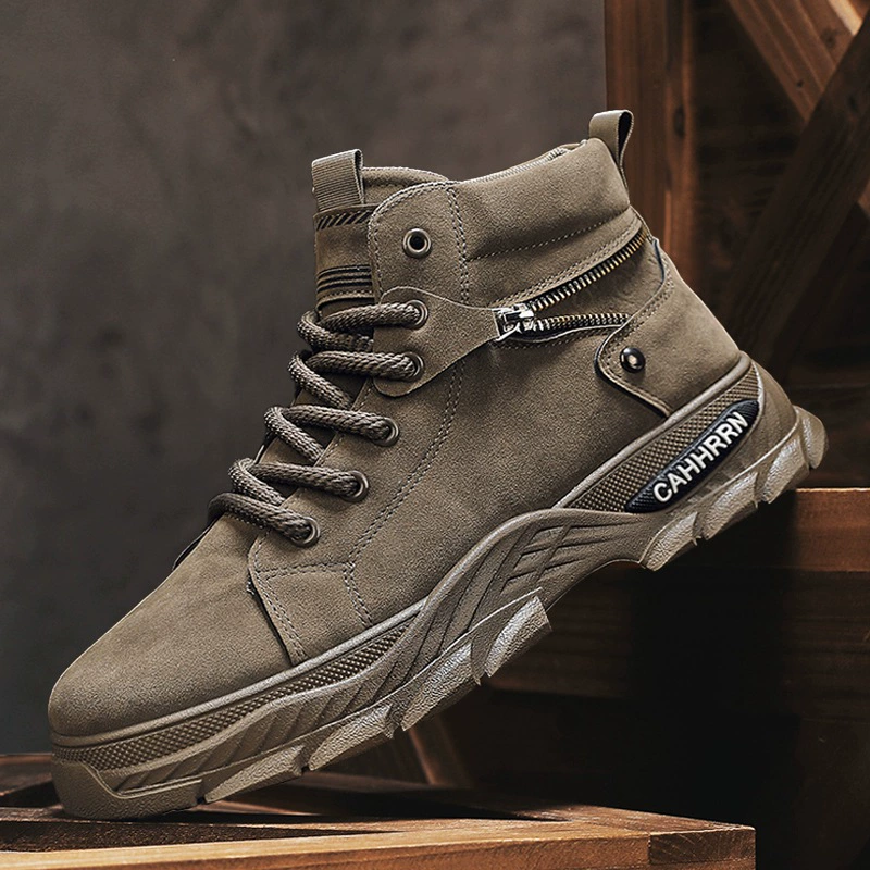 Мужские ботинки Martens K375, демисезонные ботинки‑челси с платформой, повседневные