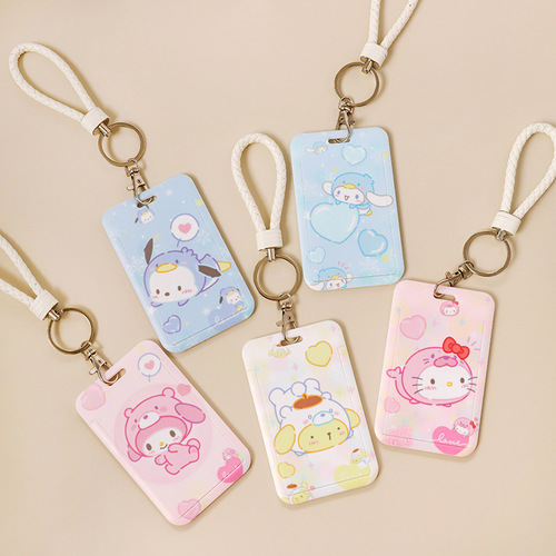 Sanrio Pochaco Melody Card Student Meal Card Instagram Campus Card Love Couple Keychain Bus