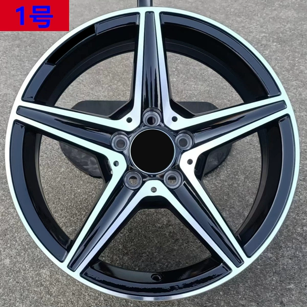 17X7.5J-No. 1-Black glossy surface
