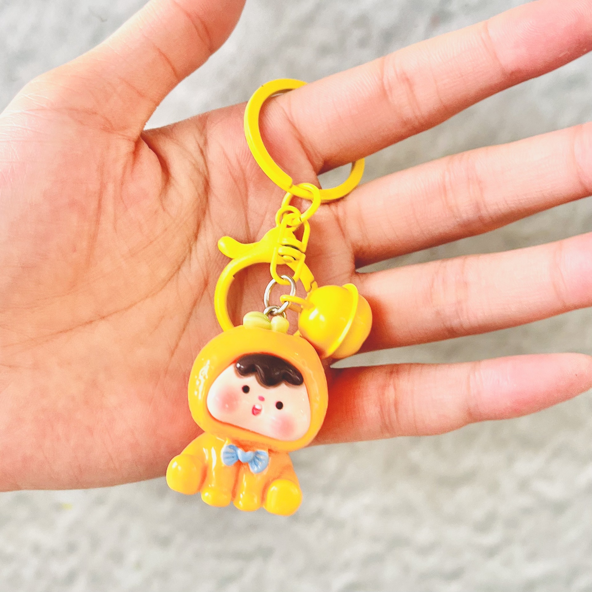 three-dimensional fruit baby bell key buckle blind bag girl heart ornament accessories girlfriend gifts pendant