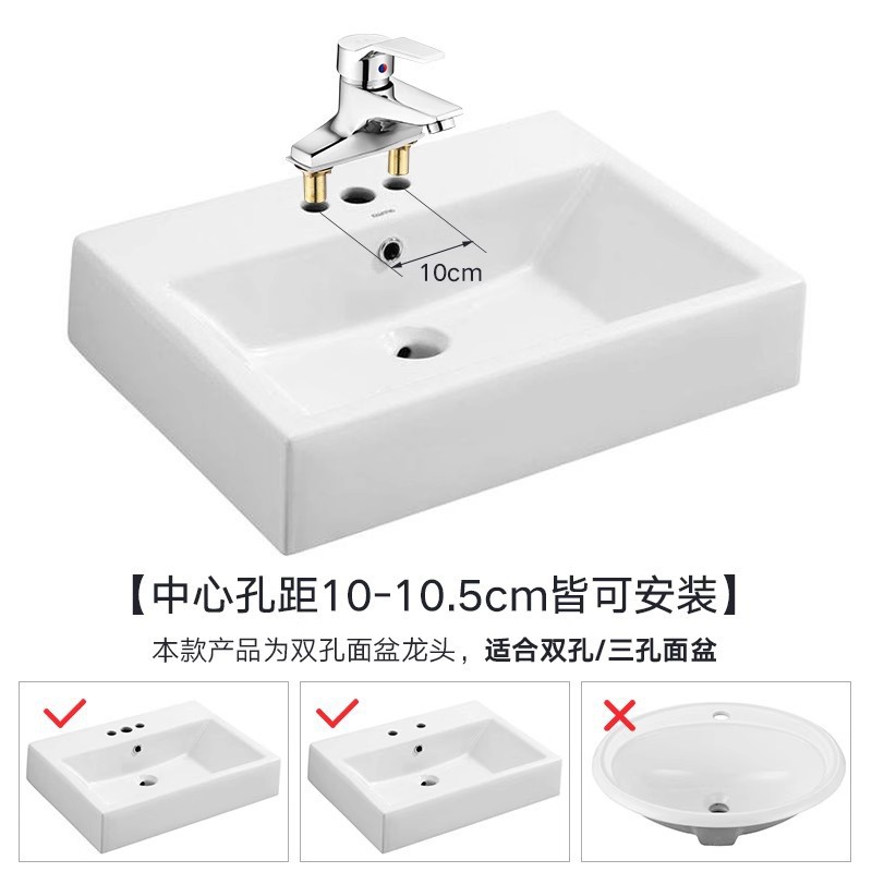 Todo cobre agua caliente y fría doble uso doble orificio lavabo grifos giratorios antiguo lavabo lavabo lavabo