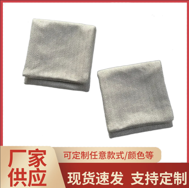 厂家直销全棉色织双色双层首饰袋人字纹翻盖棉布袋文玩饰品收纳袋