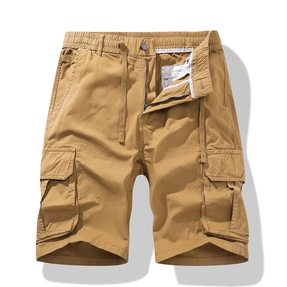 Amazon Men's Summer Cargo Shorts Loose Men's Cargo Pants Five-Point Pants Multi-Pocket Casual Pants Men