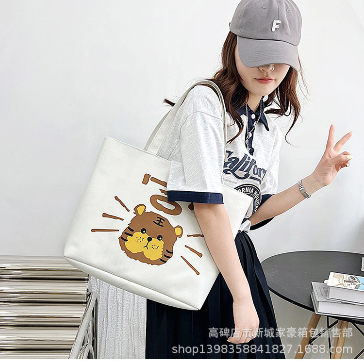 Printed Canvas Bag from the Source Factory, Trendy Versatile Bag, Women's Shoulder Bag, Student Canvas Bag, Tutoring Bag Printed Canvas Bag from the Source Factory, Trendy Versatile Bag, Women's Shoulder Bag, Student Canvas Bag, Tutoring Bag