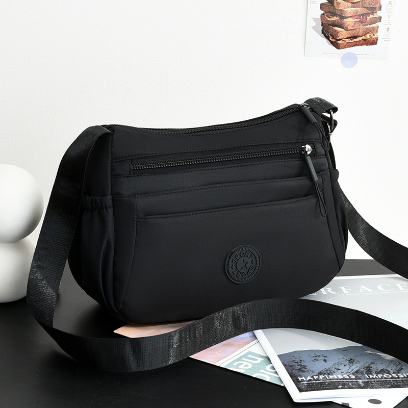 Cross-Border New Multi-Compartment Shoulder Bag for Women, Ultra-Light, Large-Capacity Cross-Body Mother Bag, Fashionable Wear-Resistant and Water-Repellent Backpack