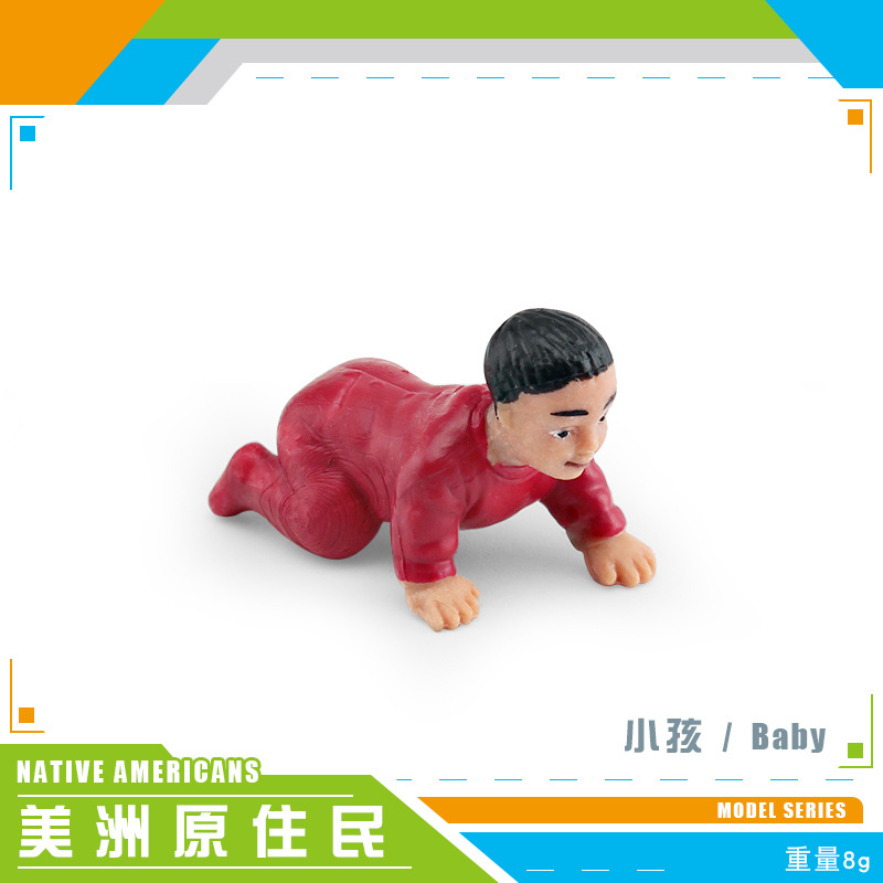 Amazon simulación nativo americano familia figura Modelo Mamá y Papá abuelo y abuela muñeca decoración juguete