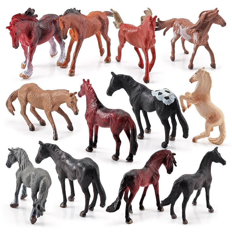 Simulación freisma modelo de caballo árabe Mini 12 mundialmente famoso caballo decoración animal exportación transfronteriza