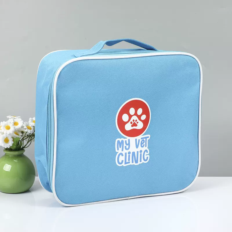 猫狗便携手提袋品质牛津布多拉链便携宠物包上班通勤包医药包定制