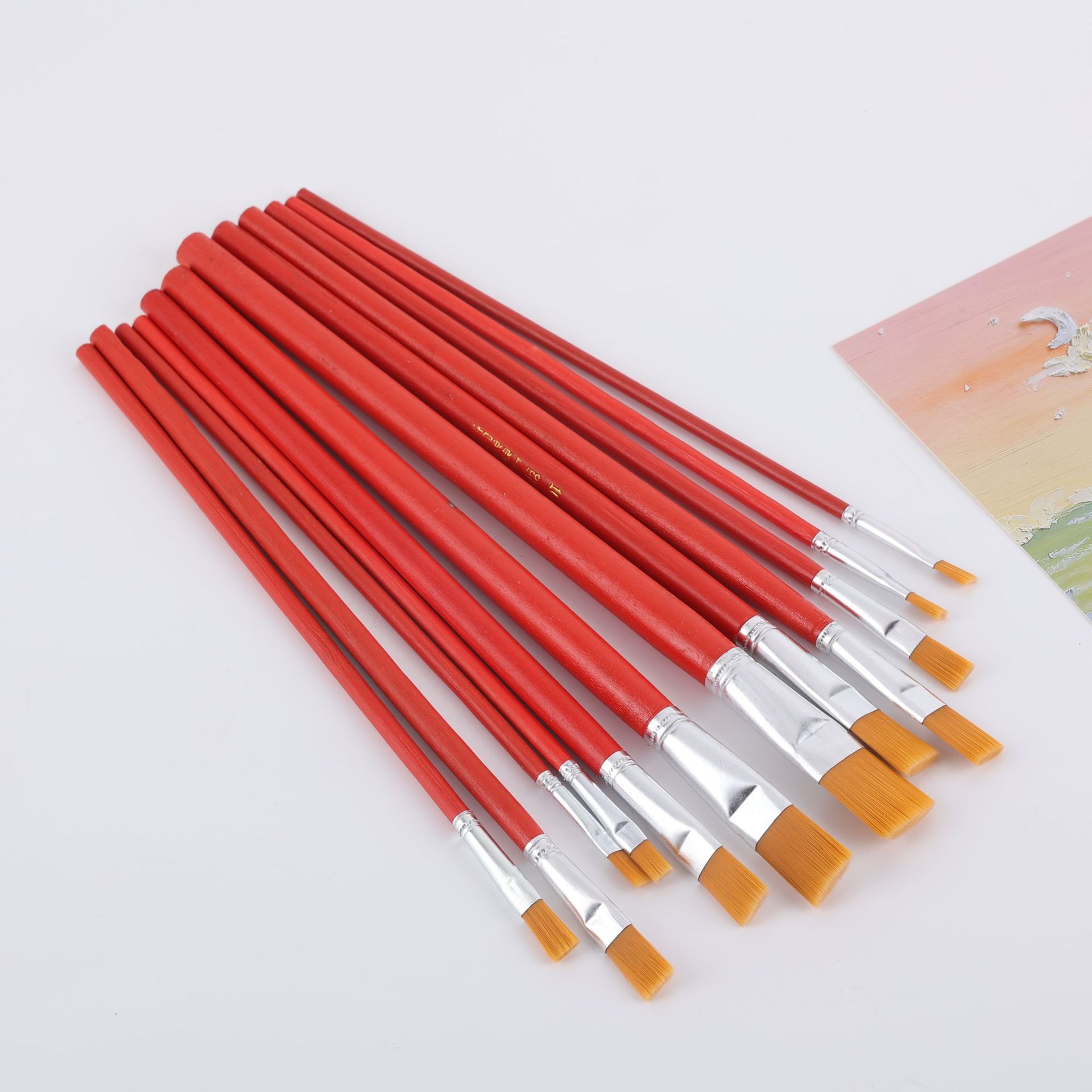 801 red rod nylon suit water chalk oil painting pen children's painting brush gouache watercolor pen graffiti pen wholesale
