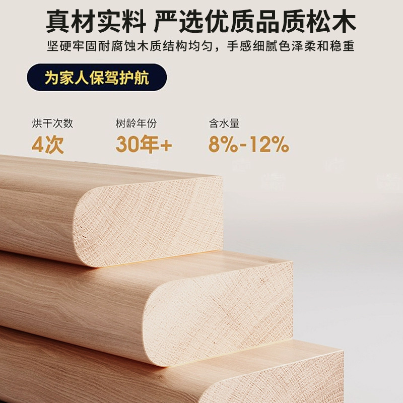 Estante de exhibición de caja ciega Estante de almacenamiento para pared de madera maciza en la pared Estante de almacenamiento de tablero de una sola palabra