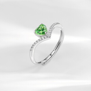 S925��ָŮ �����ʯ��ָ����С���OӋ��ĸ�Gʳָ��W�t���{��ָ