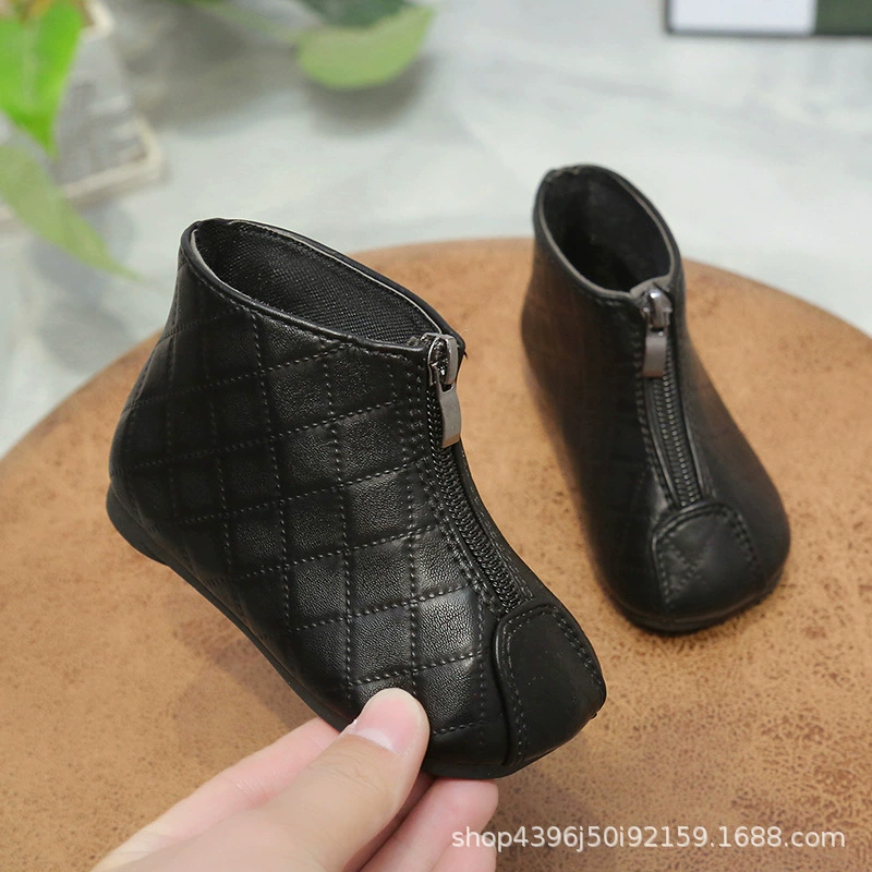 Children's footwear girl's, low boots for princess for early age, shoes, autumn, soft sole