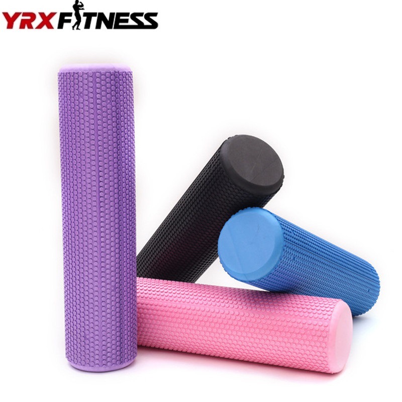 Solid floating point yoga column foam shaft camouflage yoga stick Balance Bar roller Pilates foam roller