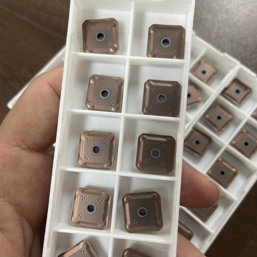 硬质合金数控龙门铣刀片SEEN1203精铣刀片SEKN1504不锈钢专用刀片