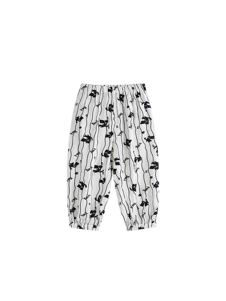 Malwee transfronterizo ropa infantil pantalones de secado rápido pantalones deportivos de verano nuevos pantalones delgados a prueba de mosquitos para niños chicas de verano