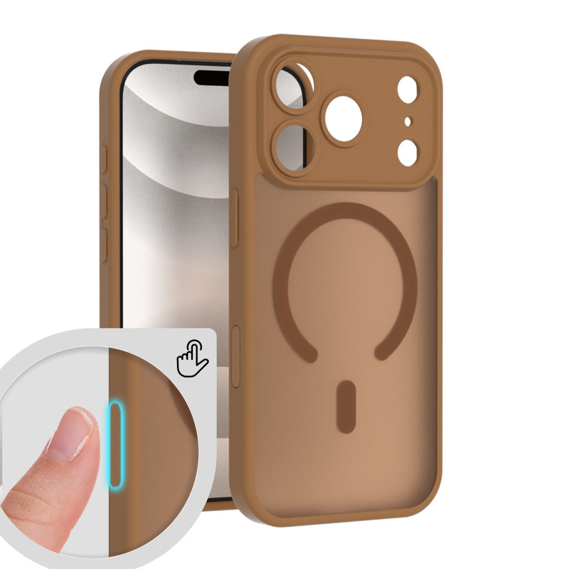 ai拍照按键适用苹果17promax肤感磁吸壳精孔2.0iphone16手机套|undefined