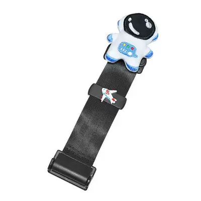 Seat belt shoulder pad Holder Anti-Stranglehold Limiter Cartoon - style-3-blue-astronaut