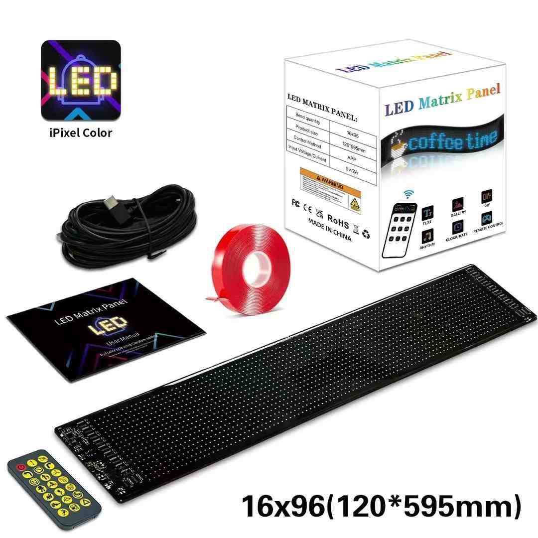 Nuevo camión dinámico ojo del diablo LED coche pantalla USB montado en coche ojo lámpara de camión dinámico APP