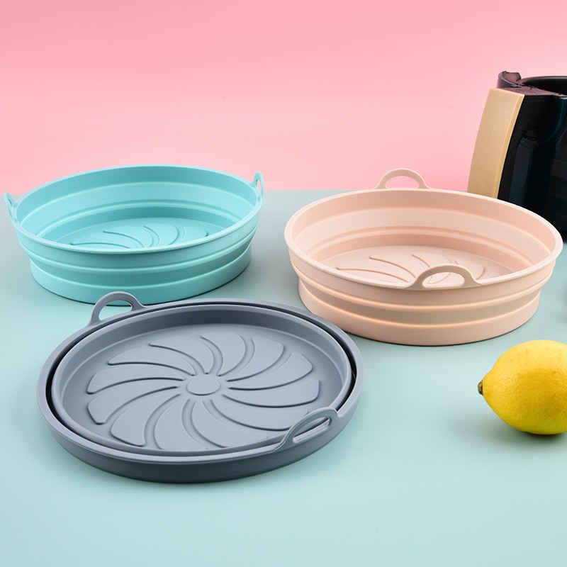 Food grade silicone folding baking tray silicone cake baking tray microwave oven baking tray oven air fryer professional baking tray