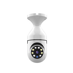 パノラマ電球カメラ無線E27電球カメラ360度回転夜視爆金直販