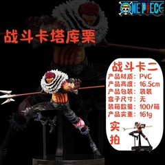One Piece Figure Standing Card 2 Battle Card 2 Katakuri Card 2 Luffy Figure Anime Model Ornament