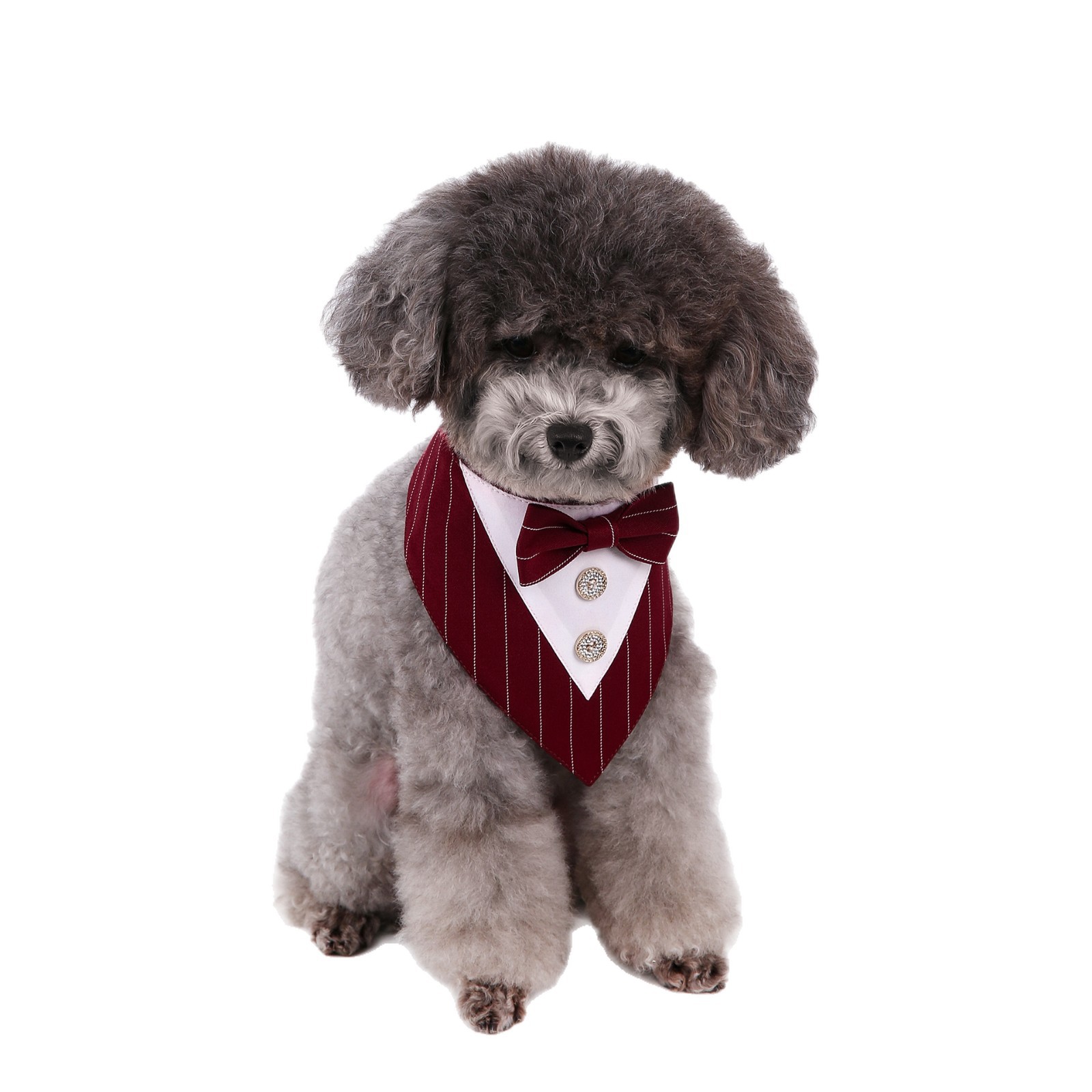 Navidad Año Nuevo Spot transfronterizo boda británica trajes toallas para mascotas bufandas perros velcro toallas para mascotas triángulos