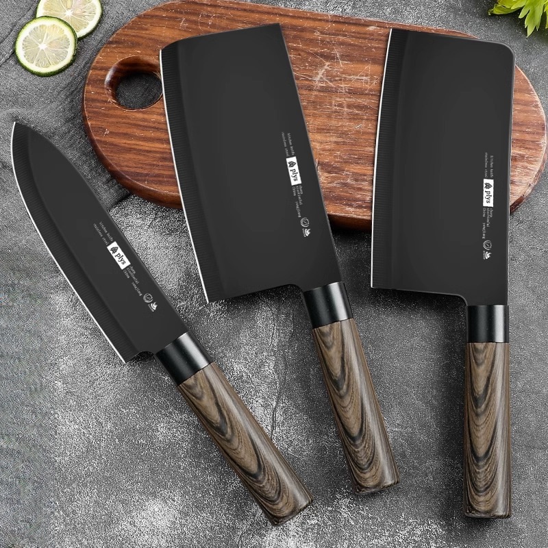 Kit completo de cuchillos de cocina 2 - en - 1 cuchillo de cocina hogar afilado cuchillo de cocina de acero inoxidable cuchillo de corte