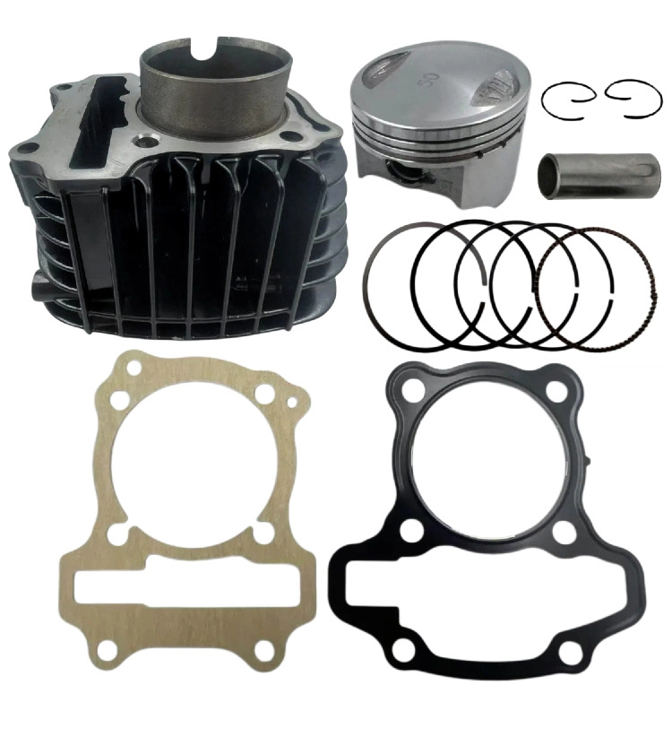 Exclusive cross-border supply of KIM 50mm motorcycle cylinder kit, scooter cylinder assembly, piston ring gasket complete set of accessories
