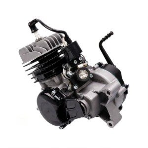 Two-stroke KTM50 air-cooled gasoline engine for small off-road go-karts, foot-start aluminum cylinder engine