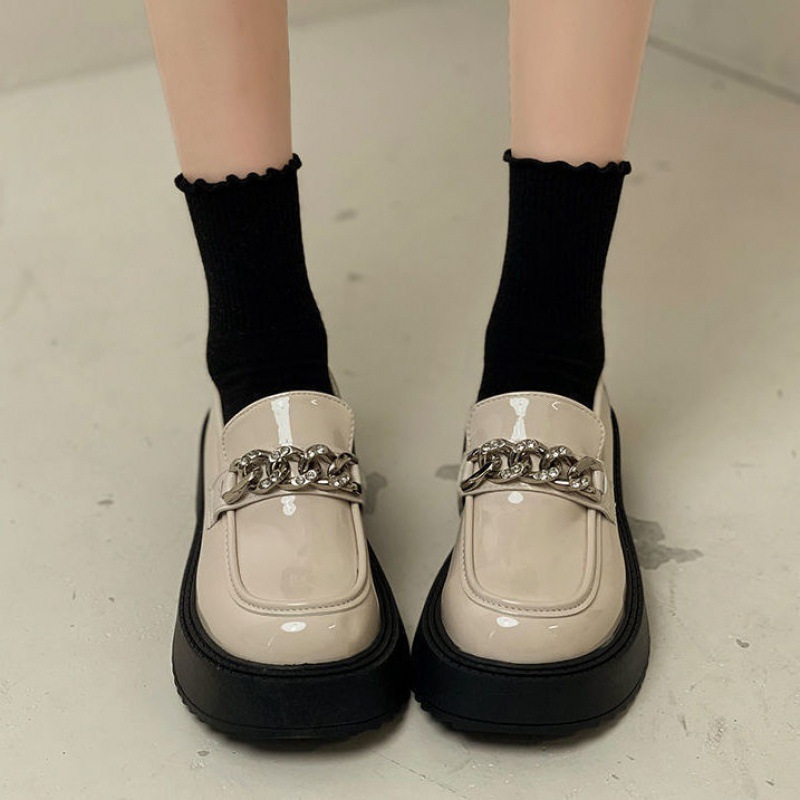 Naisten Oxford Synteettinen Nahka Teräväkärkinen Neliömäinen Iltajalkineet Jalkineet_voghion.com