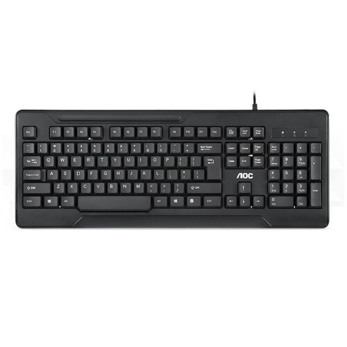 AOC KM110 wired keyboard and mouse set game office home desktop computer notebook business keyboard and mouse