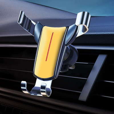 Mobile Phone Holder Universal Air Car phone holder - golden-eagle-beak-clip