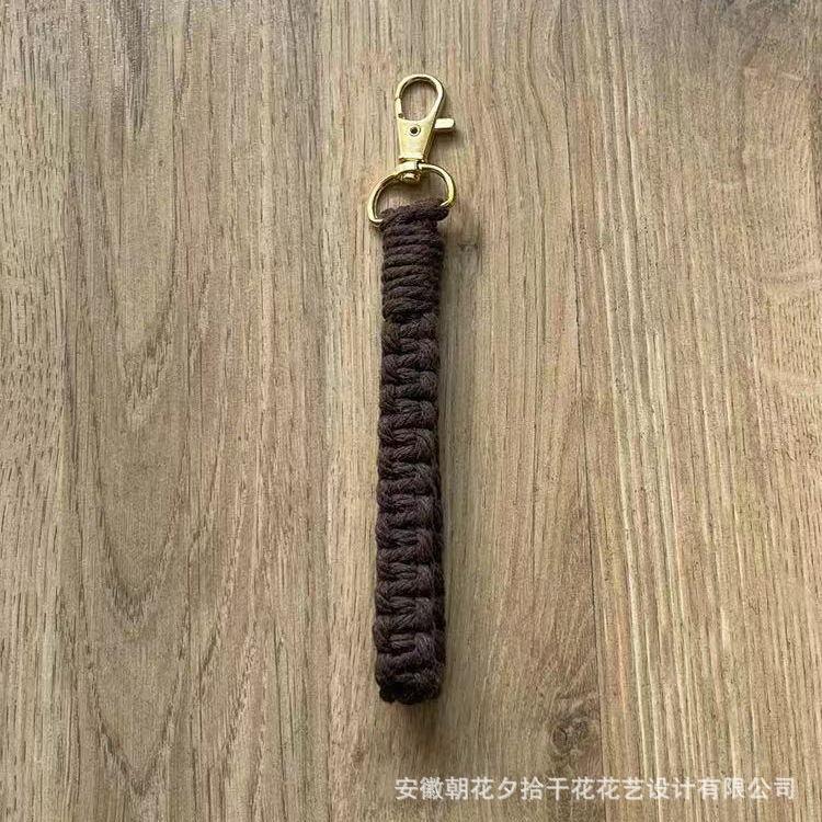 Llavero tejido a mano Nórdico tejido colgante bolsa colgante coche llavero lana llavero Navidad