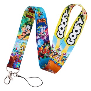 Cartoon Dachshund Mobile Phone Hanging Rope Hanging Neck Card Hanging Neck Wallet Key Chain Rogue Dog Ribbon New
