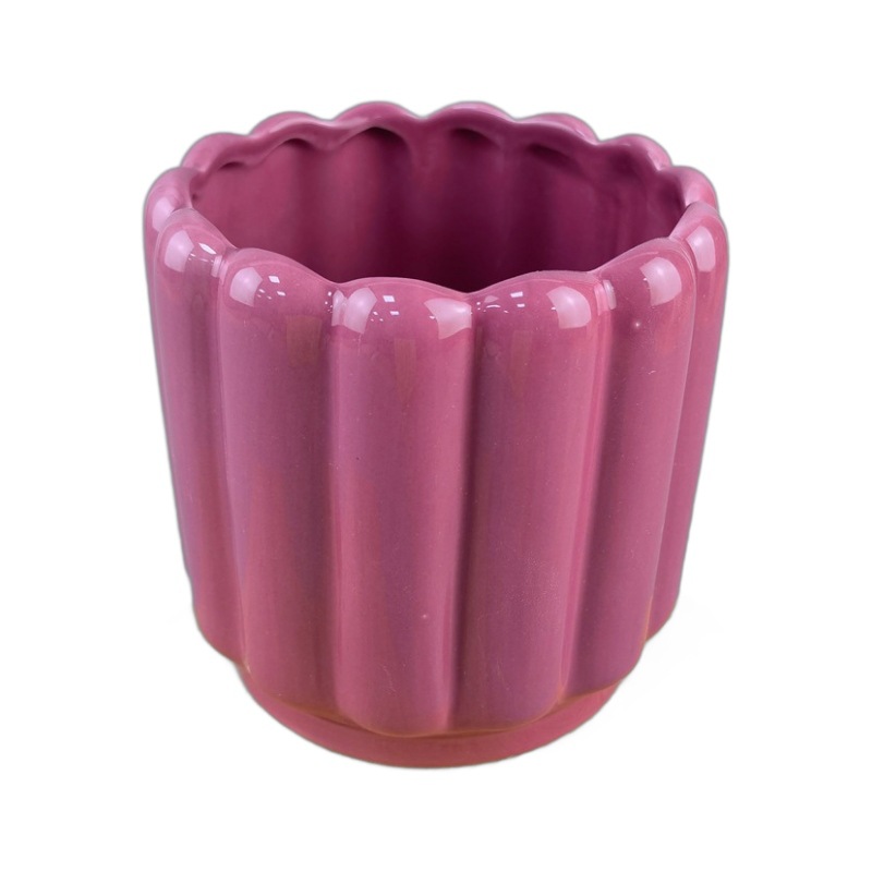 Planta vida privada nórdica simple multicolor galletas de diseño de cerámica canasta de flores contenedor de tanque de flores