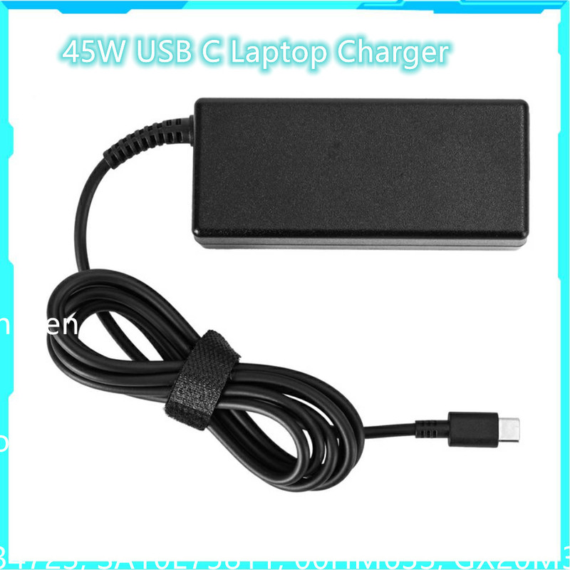 PD fast charge Power Adapter 45W for MacBook ASUS ZenBook Dell Lenovo 20V2.25A