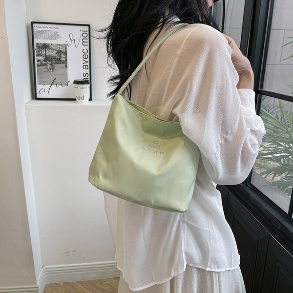 Nylon one-shoulder bag