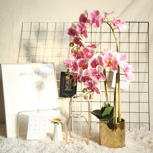 Phalaenopsis artificial flower plant bonsai wedding decoration INS style artificial plant wall flower wall rose MW18904