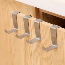 不锈钢Z型挂钩家用挂衣架免粘s钩厨房壁挂卧室门后免打弯钩孔衣钩